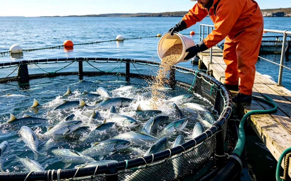 Salmon farming